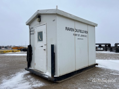 10 ft 8 in x 7 ft 8 in Skid-Mounted Washcar