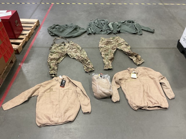 (4) Pairs of Cold Weather Trousers, (24) Cold Weather Jackets & Assorted Items