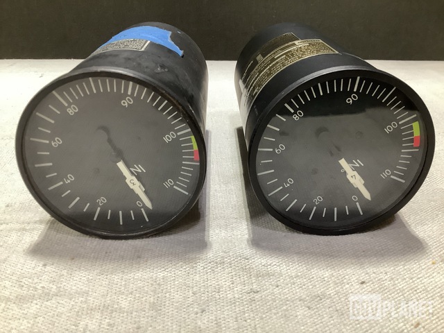 (2) Insco 6504A-1020 Dual Tachometer Indicators