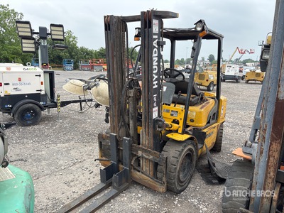 Hyundai 30D-7E 5510 lb Cushion Tire Forklift