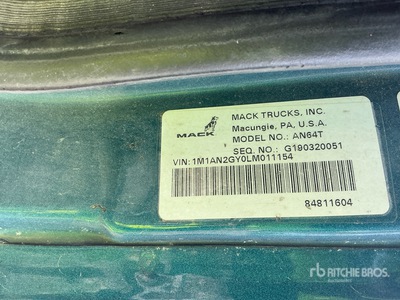 2020 Mack AN64T 6x4 T/A Day Cab Truck Tractor