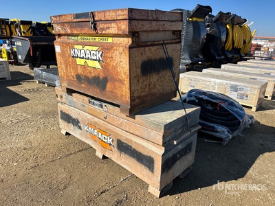 Quantity of (2) Knaack Job Site Box