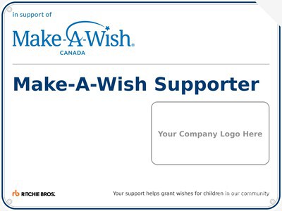 Make A Wish Foundation QEII Equipment Display Pocket