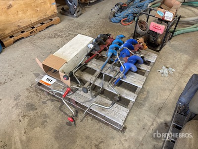 Quantity of (7) Manual Ice Augers أدوات صيد الاسماك