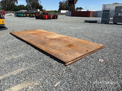 Quantity of (2) 20 ft x 8 ft (0.5 in Thick) Steel Plates