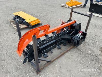 2026 GIYI GY-X39F 39 in Mini Skid Steer Trencher (Unused)