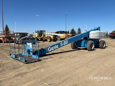 2000 Genie S-80 4WD Dual Fuel Telescopic Boom Lift