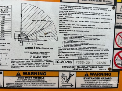 2020 Broderson IC-20-1K رافعة كاري ديك