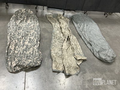 (21) Sleeping Bags, (5) Wet Weather Poncho Liners & Assorted Items