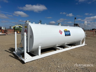 2022 Westeel 11000 L Skid Mounted Steel Diesel Fuel Tank