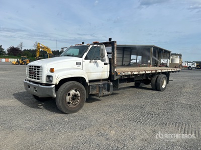 2000 GMC C6500 4x2 شاحنة مسطحة