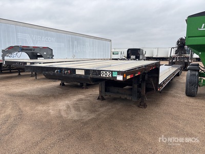 2005 Trail King Tk70Es482 48 ft T/A Extendable Single Drop Plataforma Rebajada