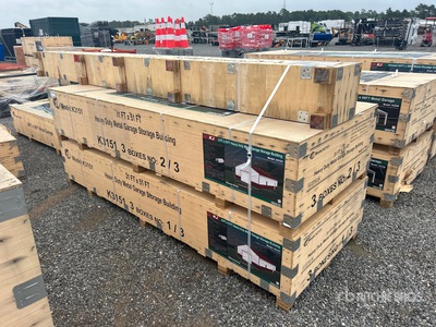2026 KJ K3151 31 ft x 51 ft Heavy Duty Metal Garage Edificio de almacenaje (Unused)