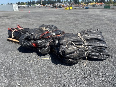 Quantity of (3) Hanes 12x50 Geo Turbidity Curtain