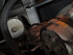 Engine with A/C Compressor