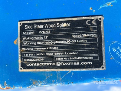 2025 GIYI GY-WS43 Schranklader Houtklover