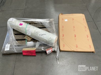 (9) Cellular Rubber Sheets & (100) Yards of Laminated Cloth