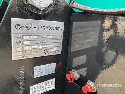 2026 CFG MH12RX Mini Excavator (Unused)