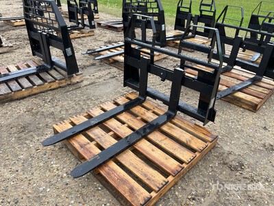 Quantity of (5) 2026 AGT JDCPF48-4400-FF 48 in 4400 lb Wheel Loader Forks (Unused)