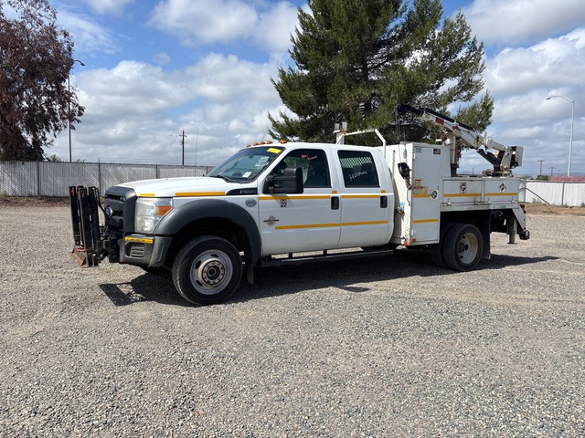 2015 Ford F-550 XL 4x4 Crew Cab Service Truck
