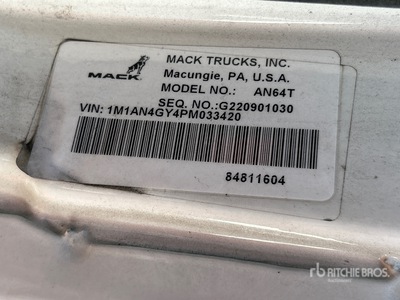 2023 Mack Anthem AN64T 6x4 Tracteur routier couchette