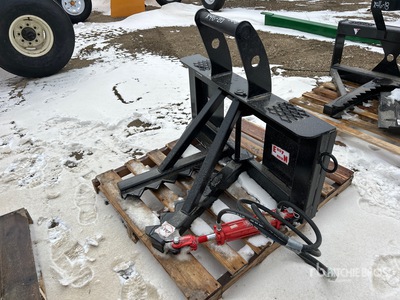 2026 Industrias America 25 in Hydraulic Post/Tree Puller Varios implementos minicargadora