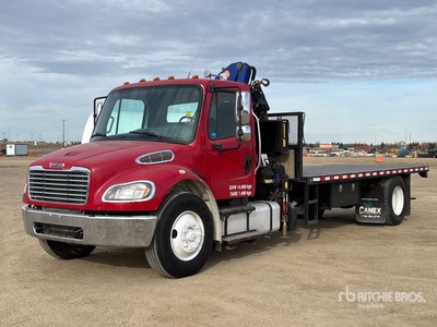 PM Series 8 8023 5780 lb Knuckle Boom on 2015 Freightliner M2106 4x2 Boom Truck