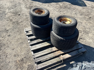 Quantity of (4) Carlisle Turf Master (2) 18 X 9.50 - 8 NHS, (2) 24 X 12.00 - 12 NHS Tires