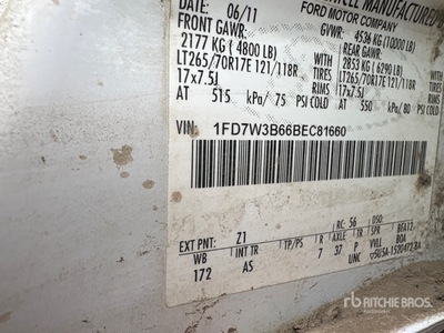 2011 Ford F-350 XL 4x4 Crew Cab Pickup