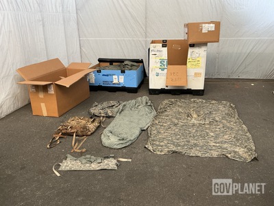 (44) Wet Weather Ponchos, (16) Sleeping Bags & Assorted Items