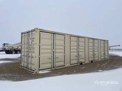 2025 40 ft High Cube Multi-Door Contenedor de almacenamiento