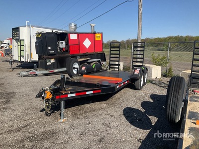 2023 Pratt CP0614 14 ft T/A Apparatuur aanhangwagen