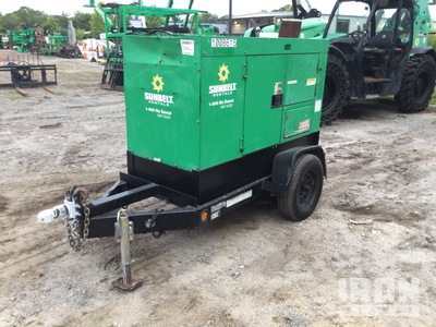 2017 Multiquip Whisperwatt DCA-25SSIU4F 20 kW Mobile Generator Set (Inoperable)
