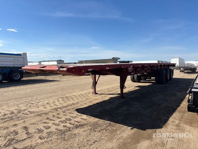 1997 Lode King 48 ft Tri/A Flatbed Oilfield Trailer