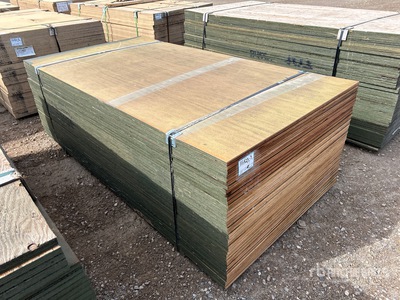 Quantity of (40) Plywood (Unused)