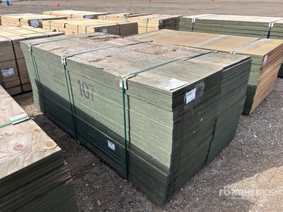 Quantity of (100) Plywood (Unused)