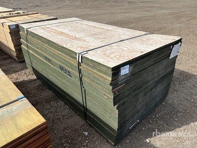 Quantity of (50) Plywood (Unused)