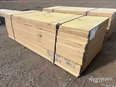 Quantity of (30) 4 ft x 10 ft (1 in Thick) Plywood (Unused)