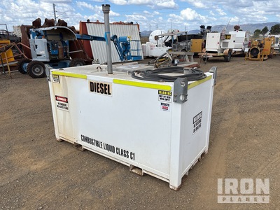 2018 Petro Industrial 2000 L Skid Mounted Steel Diesel タンク