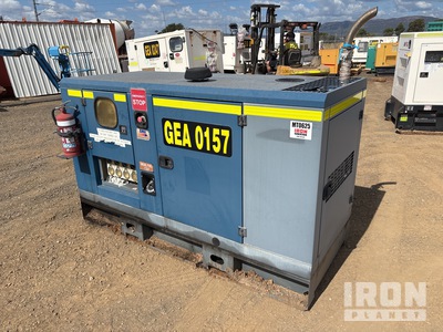 2019 Hatz 3H50TIG34E 22 kVA Skid-Mounted Generator Set
