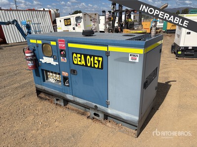 2019 Hatz 3H50TIG34E 22 kVA Skid-Mounted Generator Set (Inoperable)