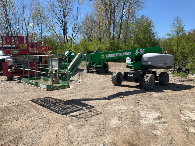 2018 Genie S-65 4WD Dual Fuel Telescopic Boom Lift
