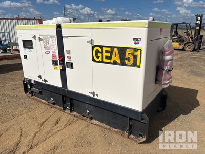 2017 Power Link GMS100CS-AU 110 kVA Skid-Mounted Generator Set