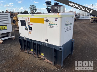 2020 Genlite MP10 10 kVA Skid-Mounted Generator Set (Inoperable)