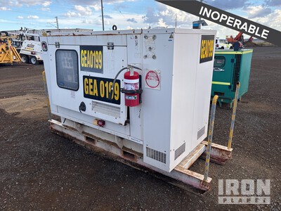2004 FG Wilson P50E1 50 kVA Skid-Mounted Generator Set (Inoperable)
