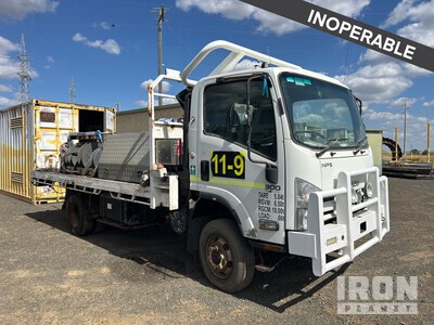 2013 Isuzu NPS 300 4x4 Service Truck (Inoperable)