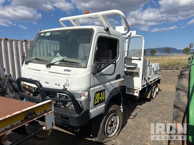 2012 Mitsubishi Fuso FG4000 4x4 Fuel and Lube Truck (Inoperable)