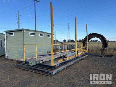 Quantity of (2) 6 m x 3 m Mobile Office Balcony's  هيكل محمول