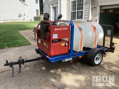 Blue Viper SH4000 On 2011 Teske trailer Pressure Washer (Unused)