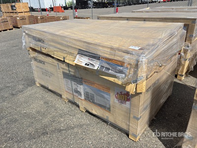 2026 SDL2533DGMS 25 ft x 33 ft Double Garage Metal Shed (Unused)